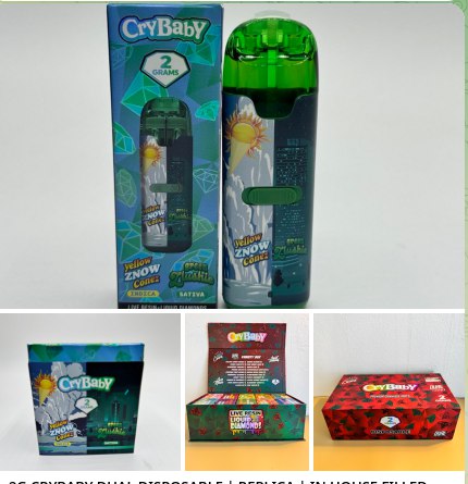 2G CRYBABY DUAL- REP- IN HOUSE FILLED